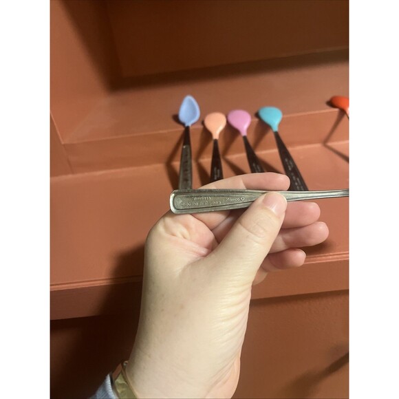 Vtg Munchkin Baby Infant Multicolor Spoons Stainless The First Years lot of 6 - Picture 4 of 4